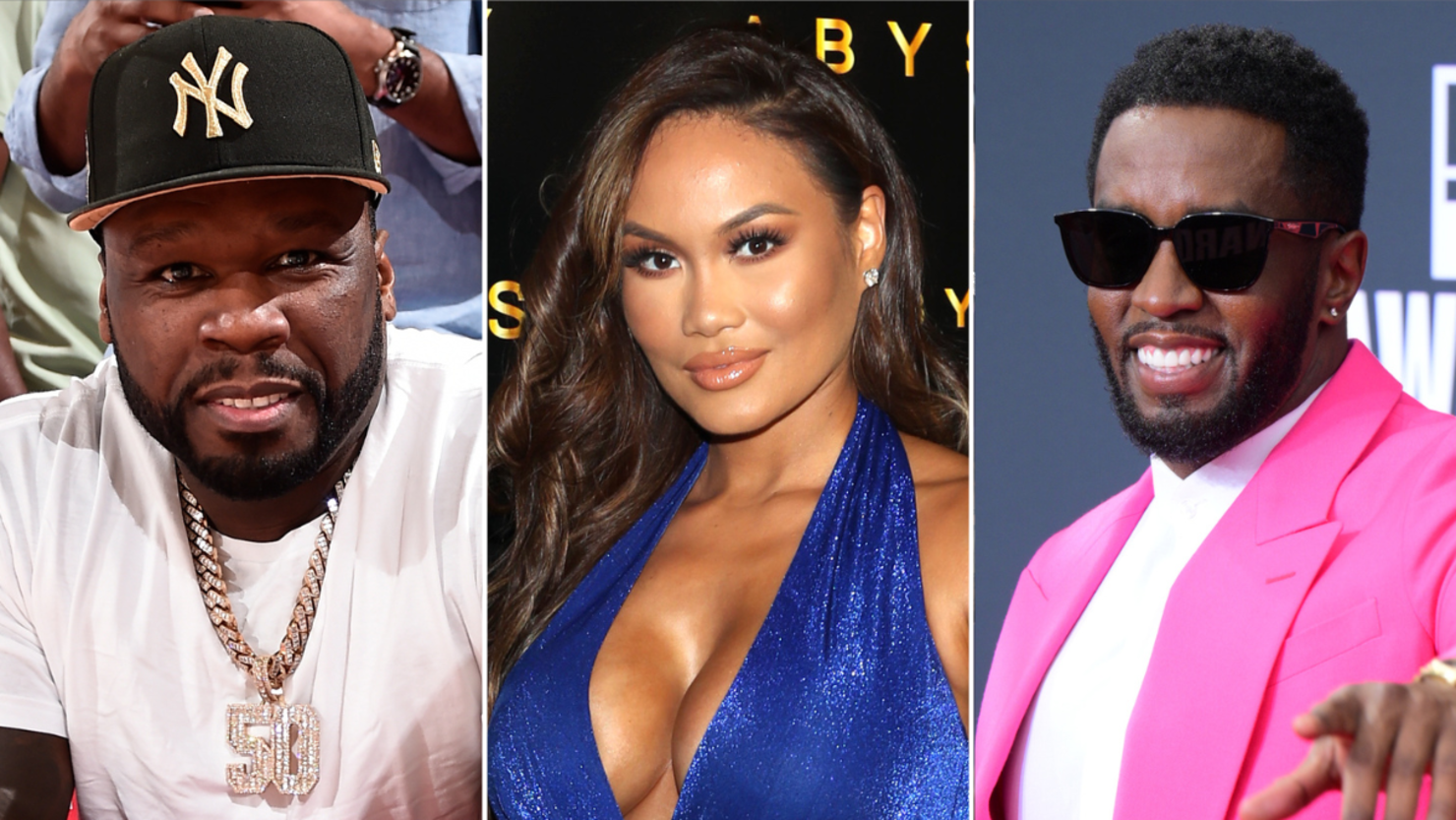 50 Cent, Daphne Joy & Diddy